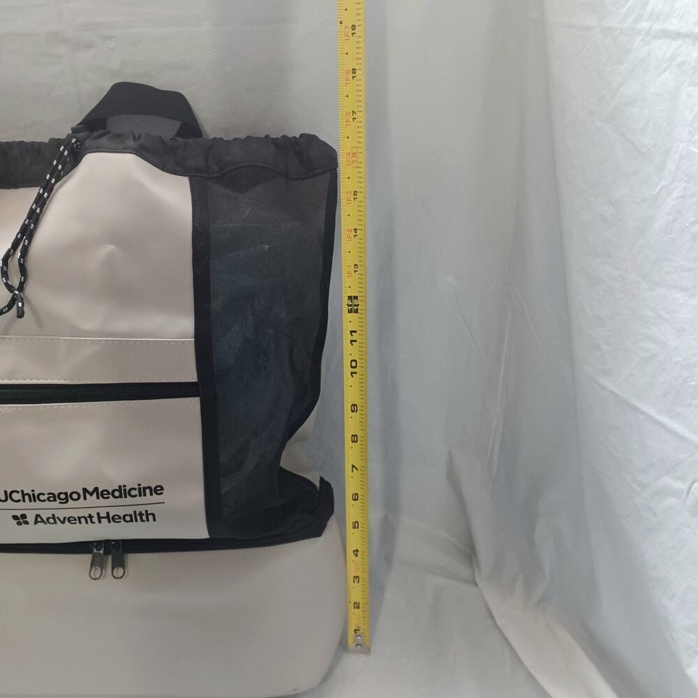 UChicago AdventHealth Dual-Compartment Mesh Drawstring Backpack - Picture 7 of 7